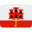 Gibraltar Flag emoji in Twitter's design style - Unicode 1F1EC-1F1EE