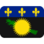 Guadeloupe Flag emoji in Twitter's design style - Unicode 1F1EC-1F1F5