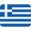 Greece Flag emoji in Twitter's design style - Unicode 1F1EC-1F1F7