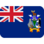 South Georgia & South Sandwich Islands Flag emoji in Twitter's design style - Unicode 1F1EC-1F1F8