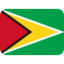 Guyana Flag emoji in Twitter's design style - Unicode 1F1EC-1F1FE