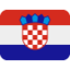 Croatia Flag emoji in Twitter's design style - Unicode 1F1ED-1F1F7