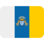 Canary Islands Flag emoji in Twitter's design style - Unicode 1F1EE-1F1E8