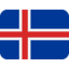 Iceland Flag emoji in Twitter's design style - Unicode 1F1EE-1F1F8