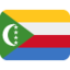 Comoros Flag emoji in Twitter's design style - Unicode 1F1F0-1F1F2