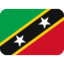 St. Kitts & Nevis Flag emoji in Twitter's design style - Unicode 1F1F0-1F1F3