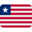 Liberia Flag emoji in Twitter's design style - Unicode 1F1F1-1F1F7