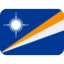 Marshall Islands Flag emoji in Twitter's design style - Unicode 1F1F2-1F1ED