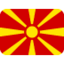 North Macedonia Flag emoji in Twitter's design style - Unicode 1F1F2-1F1F0