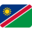 Namibia Flag emoji in Twitter's design style - Unicode 1F1F3-1F1E6