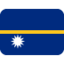 Nauru Flag emoji in Twitter's design style - Unicode 1F1F3-1F1F7