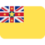 Niue Flag emoji in Twitter's design style - Unicode 1F1F3-1F1FA