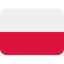 Poland Flag emoji in Twitter's design style - Unicode 1F1F5-1F1F1