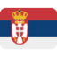 Serbia Flag emoji in Twitter's design style - Unicode 1F1F7-1F1F8