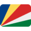 Seychelles Flag emoji in Twitter's design style - Unicode 1F1F8-1F1E8