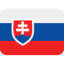 Slovakia Flag emoji in Twitter's design style - Unicode 1F1F8-1F1F0