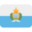 San Marino Flag emoji in Twitter's design style - Unicode 1F1F8-1F1F2