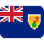 Turks & Caicos Islands Flag emoji in Twitter's design style - Unicode 1F1F9-1F1E8