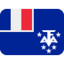 French Southern Territories Flag emoji in Twitter's design style - Unicode 1F1F9-1F1EB