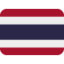 Thailand Flag emoji in Twitter's design style - Unicode 1F1F9-1F1ED