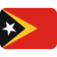 Timor-Leste Flag emoji in Twitter's design style - Unicode 1F1F9-1F1F1