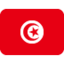 Tunisia Flag emoji in Twitter's design style - Unicode 1F1F9-1F1F3