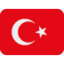 Türkiye Flag emoji in Twitter's design style - Unicode 1F1F9-1F1F7