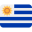 Uruguay Flag emoji in Twitter's design style - Unicode 1F1FA-1F1FE