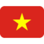 Vietnam Flag emoji in Twitter's design style - Unicode 1F1FB-1F1F3