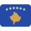 Kosovo Flag emoji in Twitter's design style - Unicode 1F1FD-1F1F0