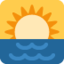 SUNRISE emoji in Twitter's design style - Unicode 1F305