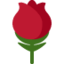 ROSE emoji in Twitter's design style - Unicode 1F339