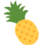 PINEAPPLE emoji in Twitter's design style - Unicode 1F34D