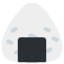 RICE BALL emoji in Twitter's design style - Unicode 1F359