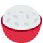 COOKED RICE emoji in Twitter's design style - Unicode 1F35A