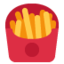 FRENCH FRIES emoji in Twitter's design style - Unicode 1F35F