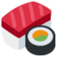 SUSHI emoji in Twitter's design style - Unicode 1F363