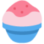 SHAVED ICE emoji in Twitter's design style - Unicode 1F367