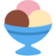 ICE CREAM emoji in Twitter's design style - Unicode 1F368