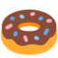 DOUGHNUT emoji in Twitter's design style - Unicode 1F369