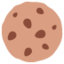 COOKIE emoji in Twitter's design style - Unicode 1F36A