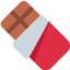 CHOCOLATE BAR emoji in Twitter's design style - Unicode 1F36B