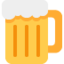 BEER MUG emoji in Twitter's design style - Unicode 1F37A