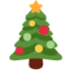 CHRISTMAS TREE emoji in Twitter's design style - Unicode 1F384