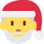 FATHER CHRISTMAS emoji in Twitter's design style - Unicode 1F385