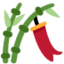 TANABATA TREE emoji in Twitter's design style - Unicode 1F38B