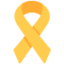 REMINDER RIBBON emoji in Twitter's design style - Unicode 1F397-FE0F