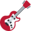 GUITAR emoji in Twitter's design style - Unicode 1F3B8