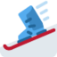 SKI AND SKI BOOT emoji in Twitter's design style - Unicode 1F3BF