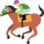 HORSE RACING emoji in Twitter's design style - Unicode 1F3C7